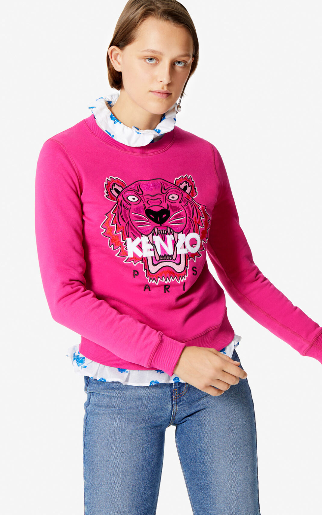 Kenzo Tiger φούτερ γυναικεια βαθυ | GR236984